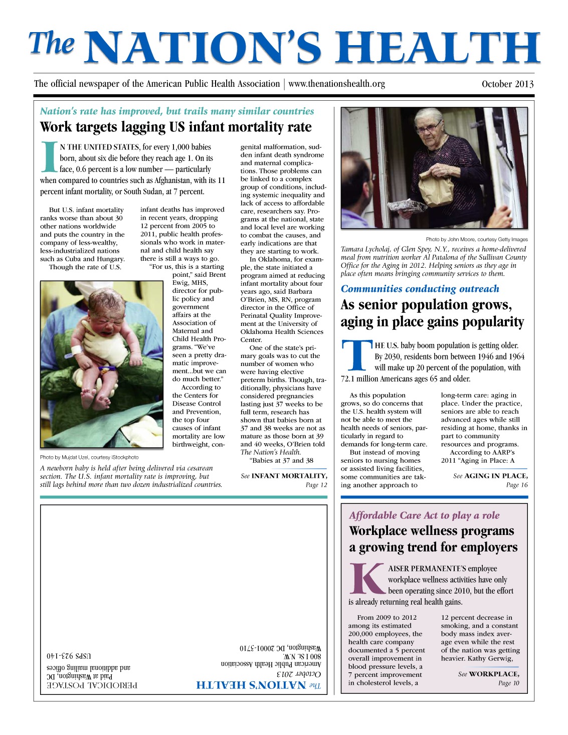 Medical Rss Content Table of Contents — October 01, 2013, 43 (8) | The Nation's Health