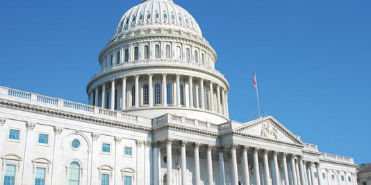 U.S. Capitol dome on sunny day